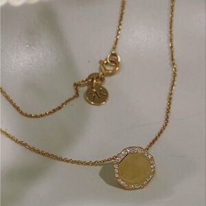 KATKIM COSMA PAVÉ NECKLACE 18K ROSE GOLD